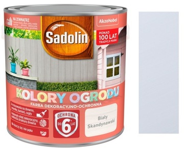 SADOLIN KOLORY OGRODU BIAŁY SKANDYNAWSKI 2.5L