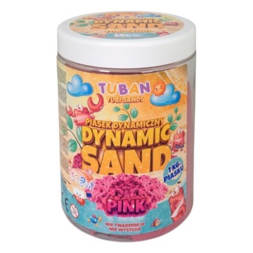 PIASEK DYNAMICZNY 1KG RÓŻOWY