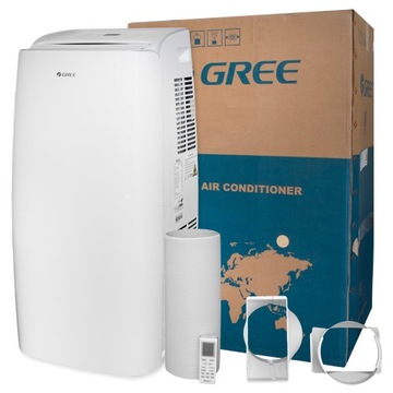 WYDAJNY KLIMATYZATOR PRZENOŚNY GREE MOMA 3,5kW Osuszanie 43l/24h do 40m²