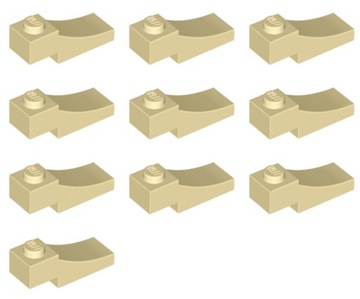 Lego 70681 Slope Inverted 1x3 Tan 10szt. NOWE