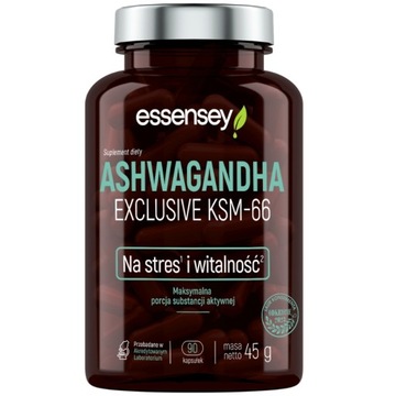 Essensey Ashwagandha Exclusive KSM-66 200mg 90 kaps.