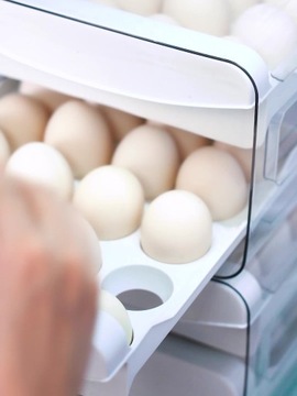 КОНТЕЙНЕР ДЛЯ ХРАНЕНИЯ ЯИЦ С ДВА ЯЩИКА НА 32 ЯИЦА ДЛЯ ХОЛОДИЛЬНИКА