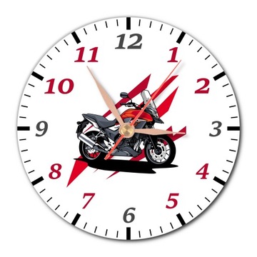 Zegar ścienny motor motocykl zegar z motorem