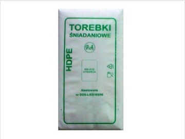 Worek do żywności HDPE 14/4x35 1000szt