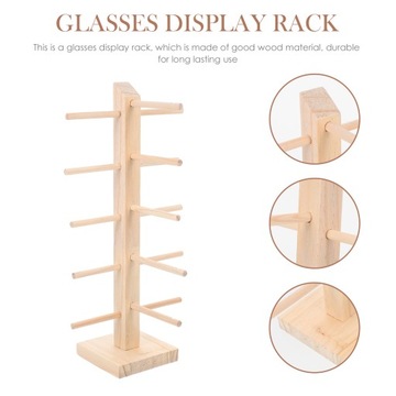 Рамка-органайзер для солнцезащитных очков из массива дерева