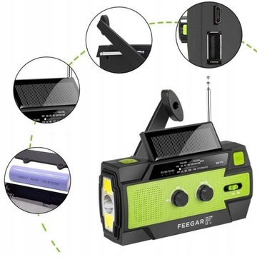 АВАРИЙНОЕ РАДИО Feegar OZE 2 PRO FM AM Радио