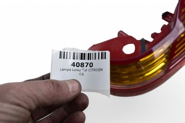 SVĚTLO LEVÝ ZADNÍ CITROEN C6 2005-2012