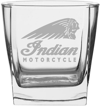 Zestaw 2 szklanek do Whisky, grawer INDIAN