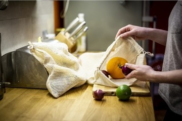 Сетчатые пакеты для фруктов и овощей / 7 шт.