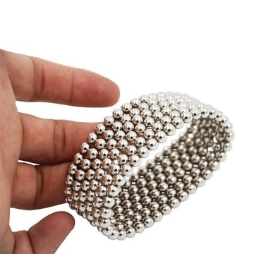 Магнитные шарики Neocube 5 мм 216 шт СЕРЕБРЯНЫЕ