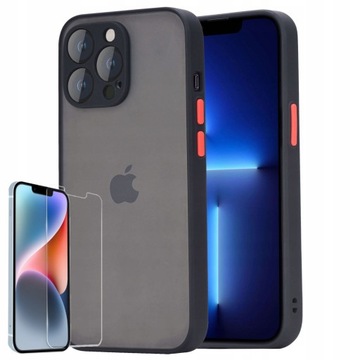 ETUI OBUDOWA OCHRONA APARATU DO IPHONE 13 PRO MAX KOLORY + SZKŁO HARTOWANE