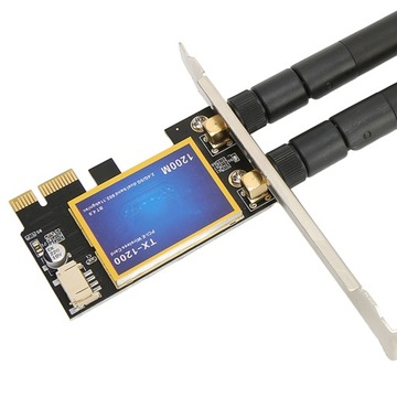 Адаптер карты Wi-Fi PCIEx1 Bluetooth 4.0 со скоростью 1200 Мбит/с