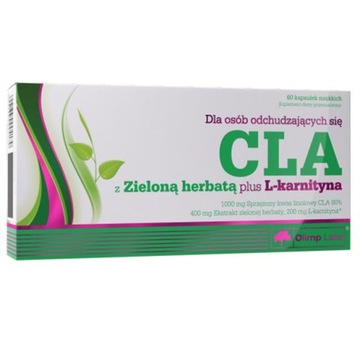 Olimp Cla z Zieloną Herbatą Plus L-karnityna odchudzanie detox 60x