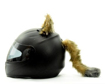 Ozdoba na kask motocyklowy, rowerowy, narciarski - zestaw 