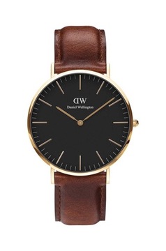 Daniel Wellington zegarek Classic 40 St Mawes męski kolor brązowy DW0010054