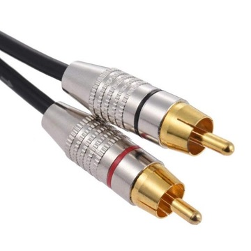 Двойной разъем аудиокабеля RCA-папа на XLR-папа, 5 м