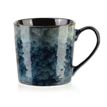 Kubek porcelanowy 400 ml z uchem BOHO Lotta Dark