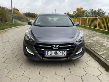 Hyundai i30 II Hatchback 3d Facelifting 1.4 MPI 100KM 2016 Hyundai i30 Benzyna Zarejestrowany Klima LED, zdjęcie 1