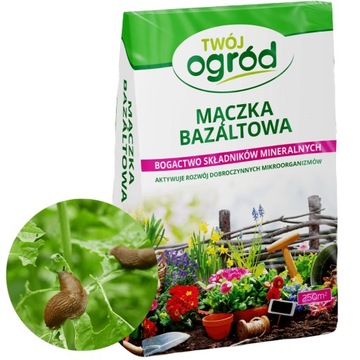 Trutka na ślimaki Mączka bazaltowa 10kg nawóz EKO