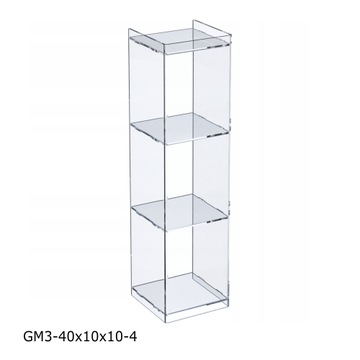 Mini Gablotka stojąca 40x10x10cm z plexi 3mm Regał