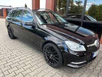 Mercedes Klasa C W204 Kombi T204 1.6 180 K BlueEFFICIENCY 156KM 2012 Mercedes-Benz Klasa C 1.6 benzyna 156 KM 6 biegow zarej w PL zadbany mo, zdjęcie 1