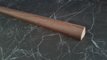 Четверть круглая ТЕМНЫЙ ОРЕХ ПВХ, длина 200 см, ширина 13 мм