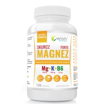 MAGNEZ CYTRYNIAN POTAS SKURCZ FORTE WISH 120k B6