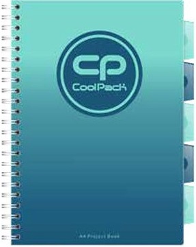 KOŁOZESZYT A4 100K KRATKA COOLPACK BLUE LAGOON