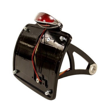 Boczne mocowanie tablicy rejestracyjnej czarne