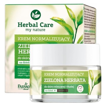 HERBAL CARE Матирующий крем ЗЕЛЕНЫЙ ЧАЙ 50 мл