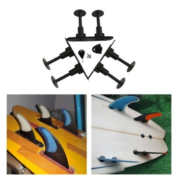 3 плавника для серфинга, используемые для двойного