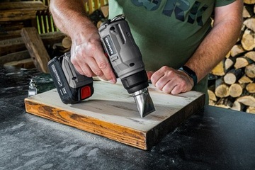 GRAPHITE OPALARKA18V 550st + 3 dysze ENERGY+ bez akumulatora 58G082