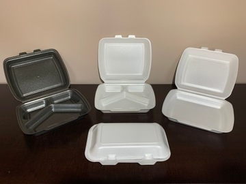 Коробка меню LinPac, 3 части, 125 шт.