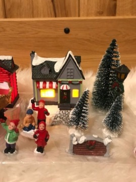 МИНИ ВОЛШЕБНАЯ ДЕРЕВНЯ СВЕТ Рождественская деревня