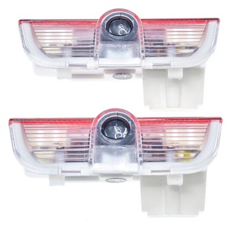 Светодиодный проектор логотипа ŠKODA SUPERB Super B 2 3 3T 3V с голограммой для двери