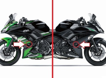 KAWASAKI EX 650 NINJA 2017-... АВАРИЙНЫЕ НАКЛАДКИ ТВЕРДЫЕ