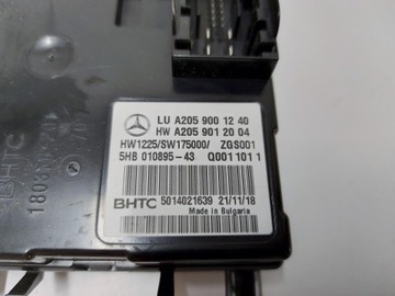 MERCEDES GLC W253 18R. MODUL ŘÍZENÍ KLIMATIZACE A2059001240