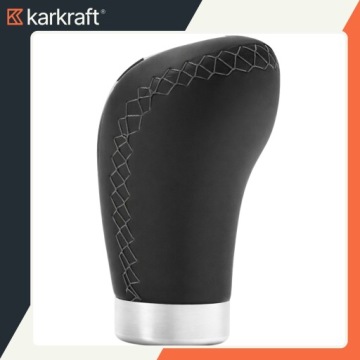 УНИВЕРСАЛЬНАЯ АВТОМОБИЛЬНАЯ РУЧКА ПЕРЕКЛЮЧЕНИЯ ПЕРЕДАЧ КОЖАНАЯ 5 6 ПЕРЕДАЧ ЧЕРНАЯ ТВЕРДАЯ КОЖА