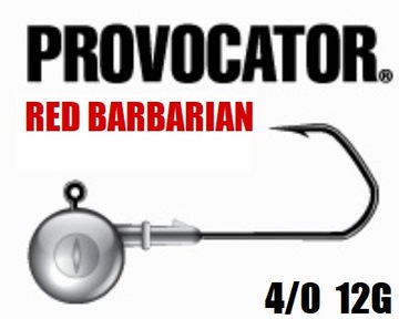 PROVOCATOR Red Barbarian hak 4/0 waga 12g op3 szt