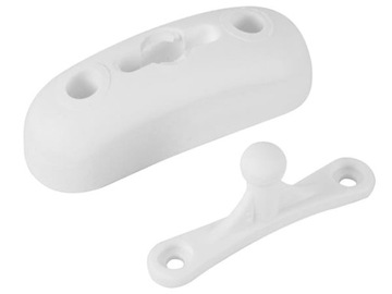 Дверная защелка для кемпера, фургона, белая