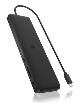 ICY BOX IB-DK2116-C Dokujący USB 3.2 Gen 2 (3.1 Ge