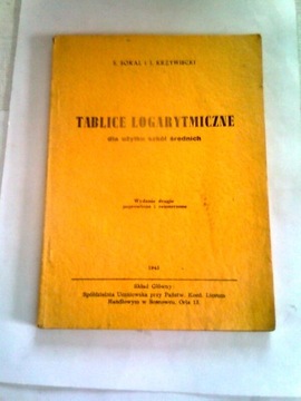TABLICE LOGARYTMICZNE - S. Sokal
