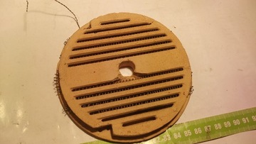 шамотная нагревательная пластина со спиралью МАЛЕНЬКАЯ бритва