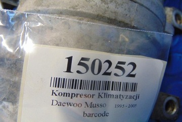 DAEWOO MUSSO KOMPRESOR KLIMATIZACE 2.3 16V 66113-03115