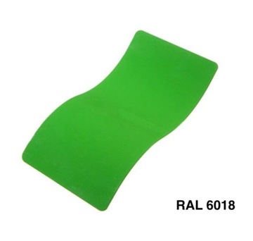 RAL 6018 Полиэфирная порошковая краска, гладкий блеск
