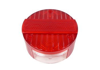 Плафон заднего фонаря, круглый, красный, MZ Simson