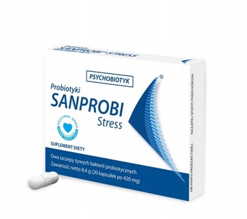 Sanprobi Stress Probiotyk Psychobiotyk 20 Kapsułek