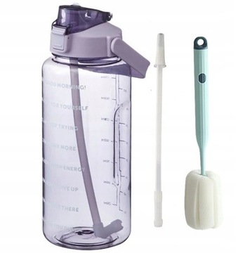 БУТЫЛКА 2Л 2000МЛ БУТЫЛКА ДЛЯ ВОДЫ С СОЛОМОЙ