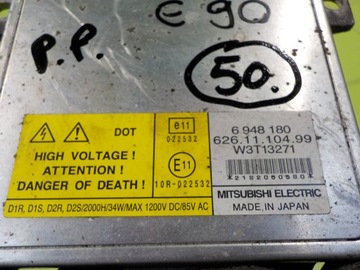 BMW 3 E90 3.0 D 08R MĚNIČ XENON PRAVÁ PŘEDNÍ 6948180 626.11.104.99