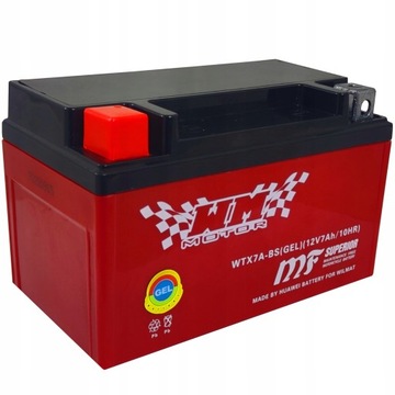 Гелевая батарея 12 В WM 7 Ач 90 А WTX7A-BS YTX7A-BS Мощный скутер Quad Atv